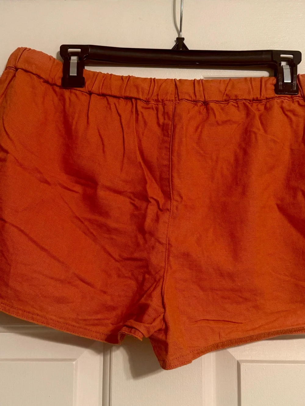 Women’s Rust Orange Drawstring Shorts